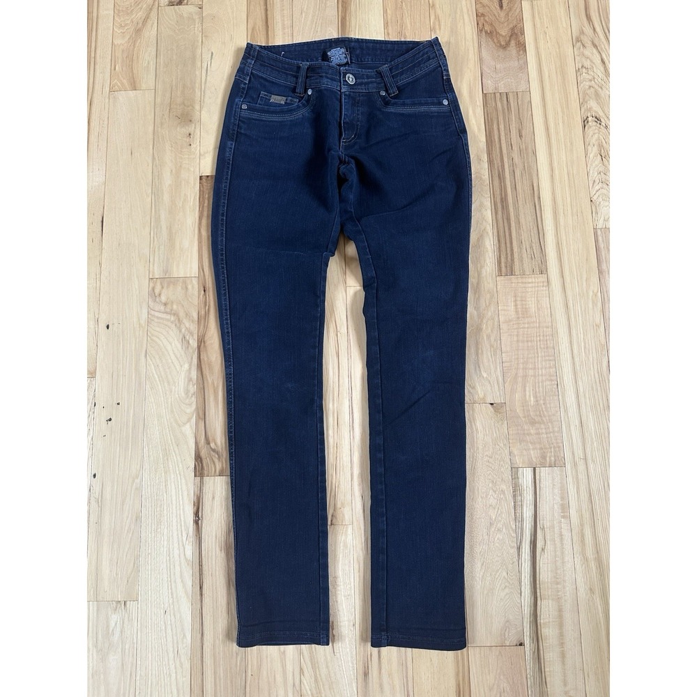 Kuhl Danzr Jeans Womens 2 Regular Denim Blue Stretch Straight Leg Style 6201 EUC